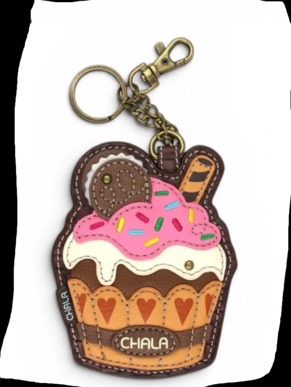 CHALA • Faux Leather Coin Purse & Bag Charm • NWT • Cute & Collectible